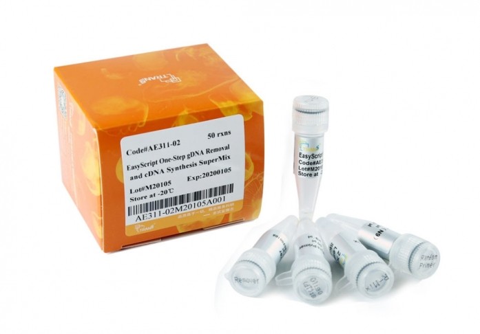 EasyScript  One-Step gDNA Removal and cDNA Synthesis SuperMix, AE311-02 / AE311-03