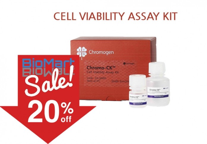 [할인행사] 50개 한정, Cell viability assay kit, Chromo-CK, 1000T / 3000T / 10,000T